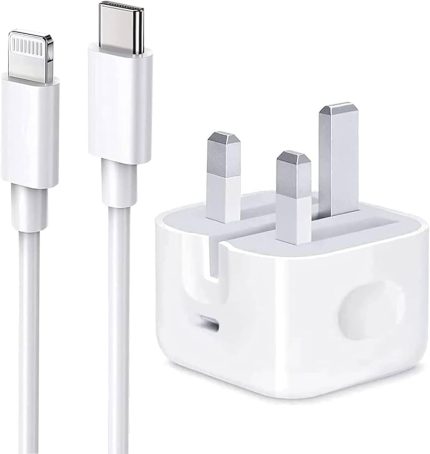 20W Adapter+Cable {Apple 20W USB-C Power Adapter + USB-C to Lightning Cable (1m)}